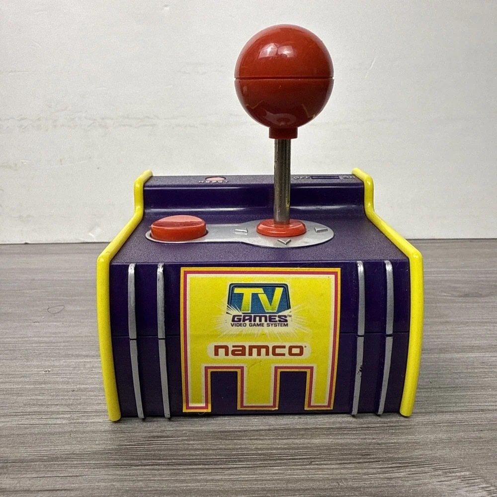 Namco Pac-Man 5-in-1 TV Plug N Play Game Jakks Pacific Arcade 2003 Tested Read